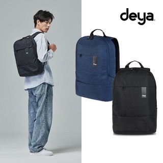 deya Venture極簡後背包 藍色 黑色︱中性後背包 通勤後背包 休閒後背包 筆電包 輕量雙層後背包 透氣背墊