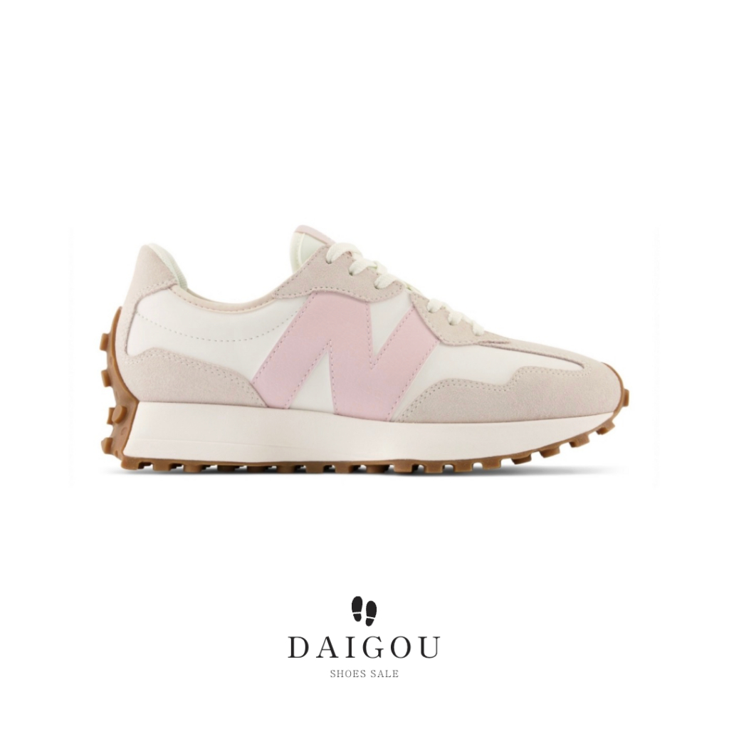 New Balance 327 莫蘭迪粉 耐用麂皮 柔軟尼龍 透氣網布 橡膠大底 復古休閒鞋 女鞋 WS327AL