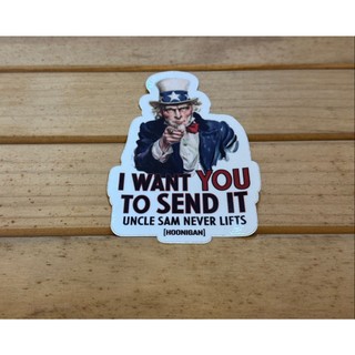 美國 HOONIGAN 山姆大叔(UNCLE SAM) STICKER 防水貼紙 汽機車