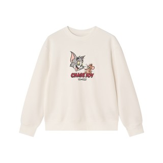 GIORDANO 女裝CHASE JOY印花大學TEE 湯姆貓與傑利鼠系列 05396612