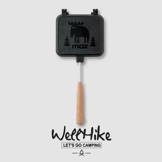 露營烤盤 免運 WELLHIKE MOZ三明治烤夾 烤麵包夾 熱壓三明治 戶外烤盤 吐司夾 不沾烤盤 野餐 露營 早餐