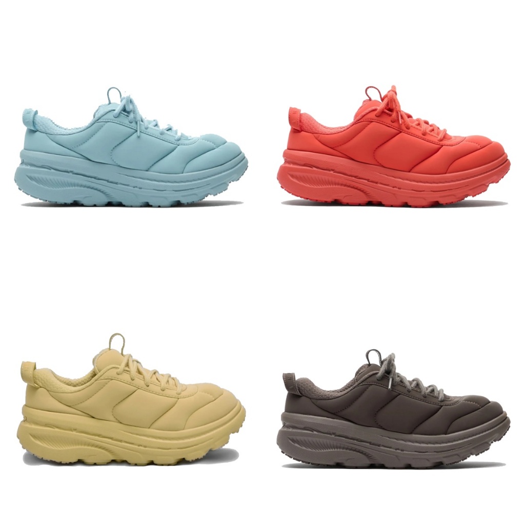 日本代購 Marni x HOKA ONE ONE Bondi B3LS 簡約舒適 休閒越野跑步鞋 男女同款