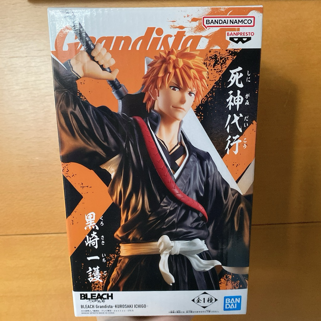 正版 日版 BLEACH 死神 Grandista 黑崎一護 GROS 日本 萬代 景品 公仔