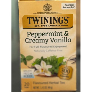 售 最新到貨 Twinings 唐寧 薄荷香草茶(舊名稱為奶油薄荷茶)