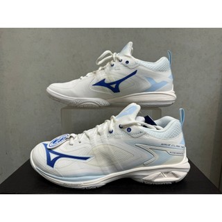 【BOSS羽球】MIZUNO 美津濃 WAVE CLAW NEO 3 米白藍 71GA247333