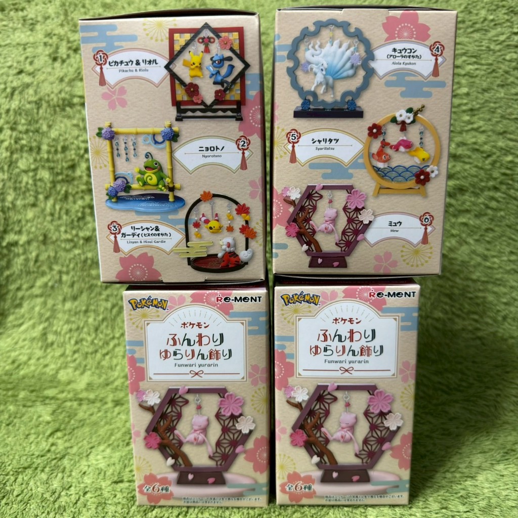 神奇寶貝 寶可夢 RE-MENT 盒玩 輕飄飄搖曳擺飾 蚊香蛙皇 鈴鐺響 阿羅拉 九尾 洗翠卡蒂狗 米立龍 夢幻