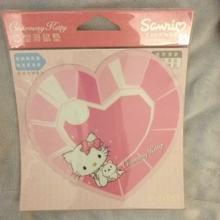 三麗鷗 Charming Kitty 心型 造型滑鼠墊