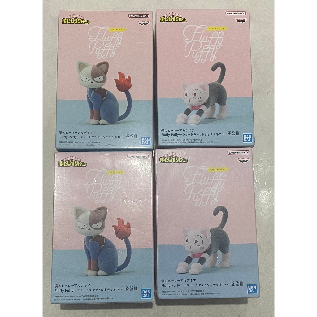 景品 日版 代理 Fluffy Puffy 我的英雄學院 轟焦凍 轟貓 麗日御茶子 麗日貓
