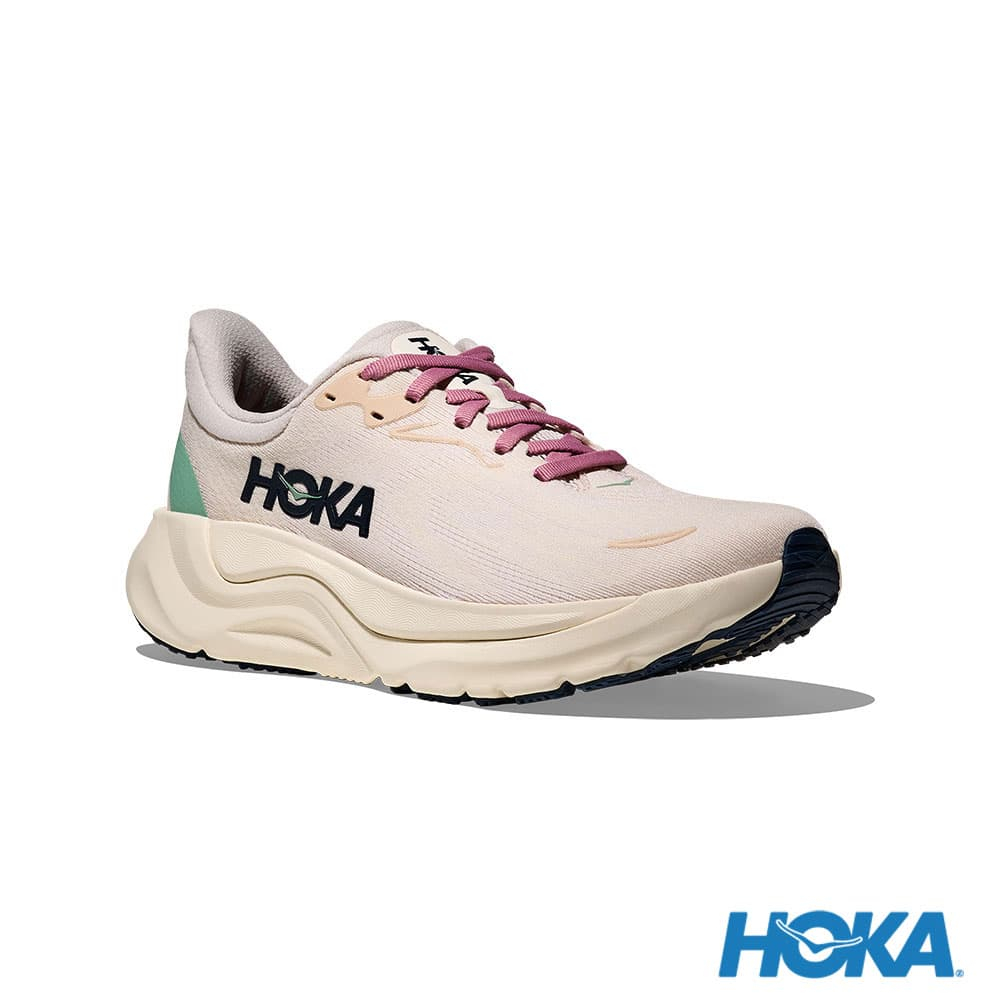 [阿爾卑斯戶外] HOKA Arahi 8 女 寬楦 路跑鞋 奶油色/大理石白 1168711RCRM
