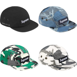 【area0439】2025 秋冬 Supreme Military Camp Cap 五分割帽 帽子 老帽 厚貼布