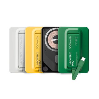 【Momax】磁吸內建USB-C線行動電源-附支架 1-Power X Pro 5000mAh(原廠公司貨)