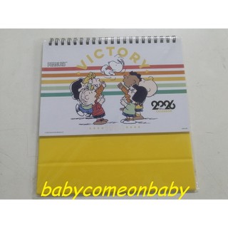事務文具 年曆 月曆 桌曆 PEANUTS 史努比 SNOOPY 2026 CALENDAR 全新未使用