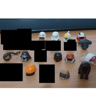 LEGO 樂高 人偶 配件 頭盔 頭髮 星際大戰 SW