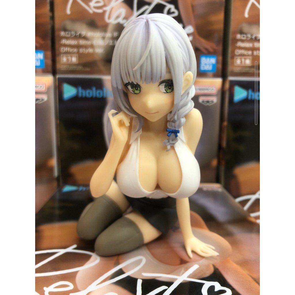 【生文】全新現貨 日版 萬代 景品 公仔 Hololive IF Relax time 白銀諾艾爾公仔（白銀ノエル）