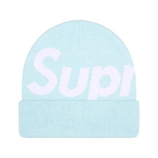 Supreme Big Logo Beanie 毛帽 帽子 藍色 FW25BN24-LE [台灣現貨]
