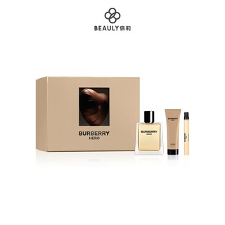 BURBERRY HERO 英雄神話香氛精選禮盒(淡香水100ML+隨身瓶10ML+沐浴露75ML)《BEAULY倍莉》
