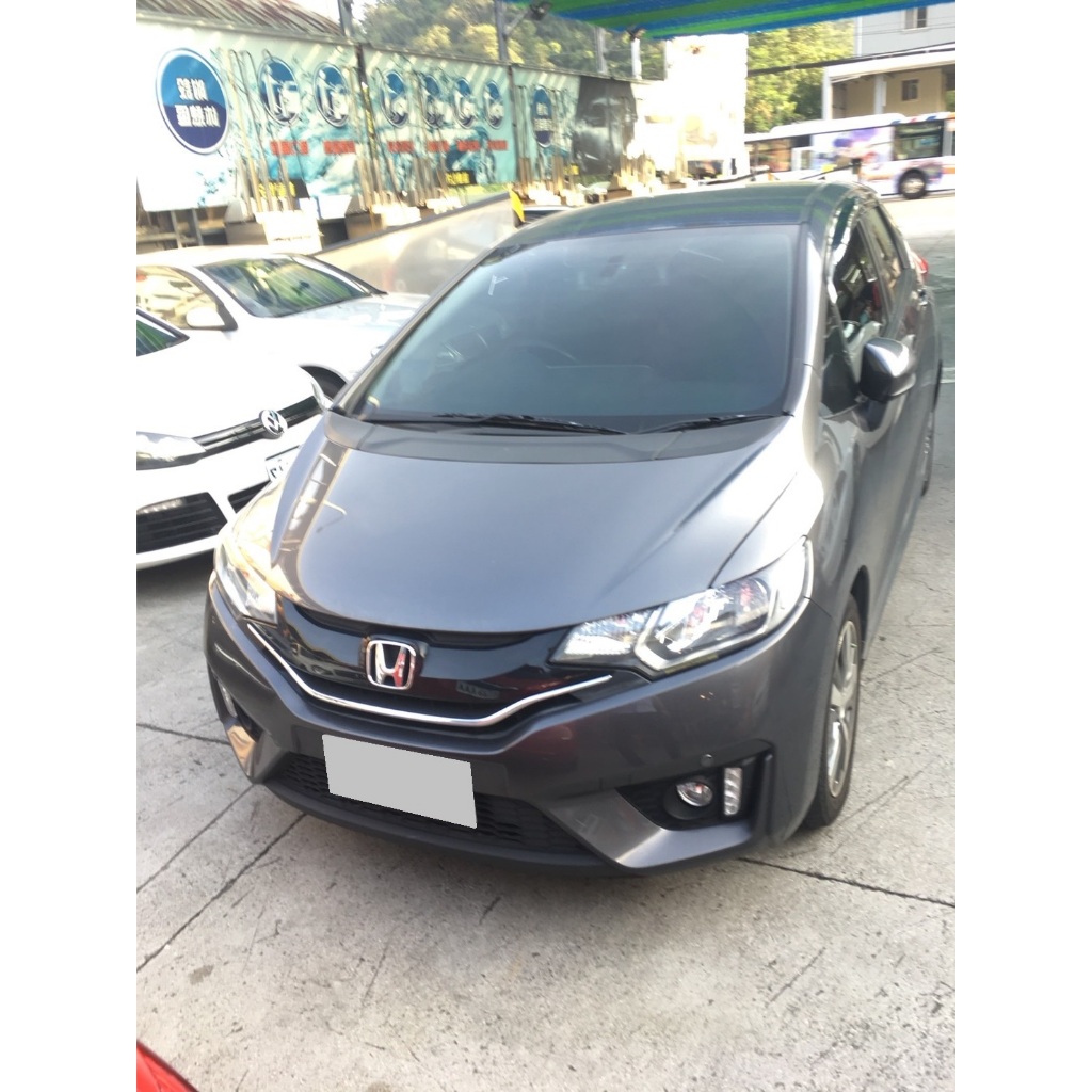 Honda FIT，2015年『原廠認證中古車，配合銀行低利息全額貸款/超額貸款/輕鬆無負擔，請洽龐德先生』