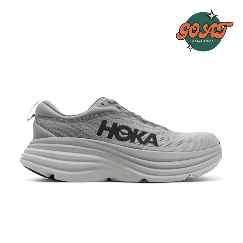 Hoka One One Bondi 8 灰黑 緩震 厚底 增高 路走鞋 慢跑鞋 男女鞋 1127955SHMS