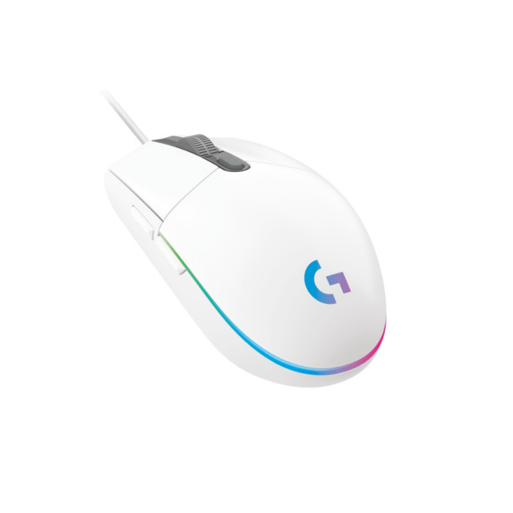 蝦皮隔日到貨 羅技Logitech G102 炫彩遊戲滑鼠-白 墊腳石購物網