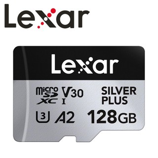 Lexar 雷克沙 128GB 128G Silver Plus MicroSDXC UHS-I(U3) A2 記憶卡