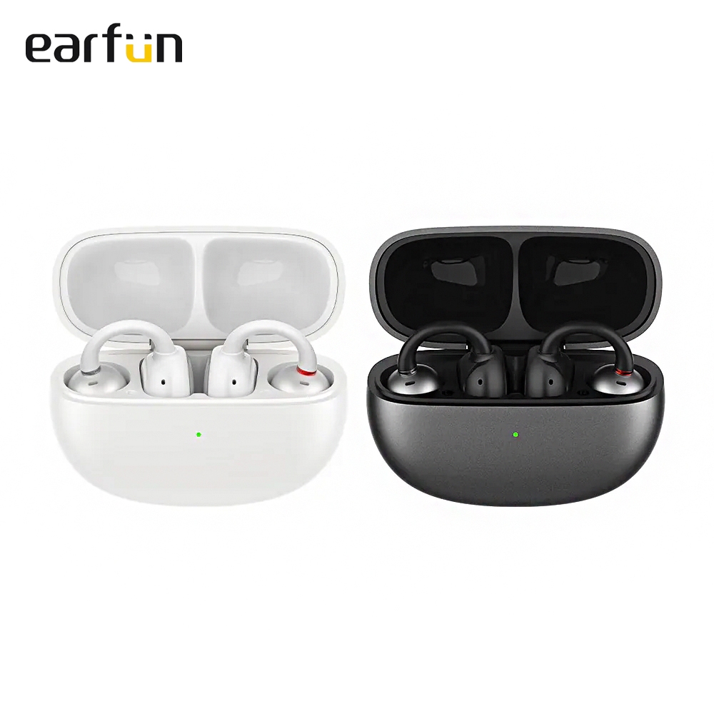 【EarFun】 Clip 開放式耳夾藍牙耳機 流行耳夾 碳纖維複合動態驅動 3D立體音效 極輕量