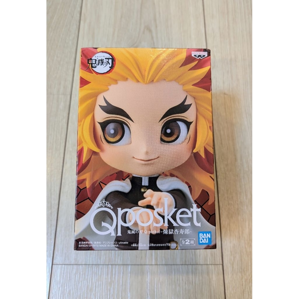 日版 Qposket A款 炎柱 煉獄杏壽郎 鬼滅之刃 煉 獄杏壽郎 公仔 景品