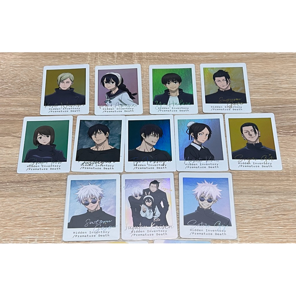 《ruus' tudio》咒術迴戰小卡閃卡收藏卡珍藏卡抽卡機五條悟夏油傑伏黑惠天內理子