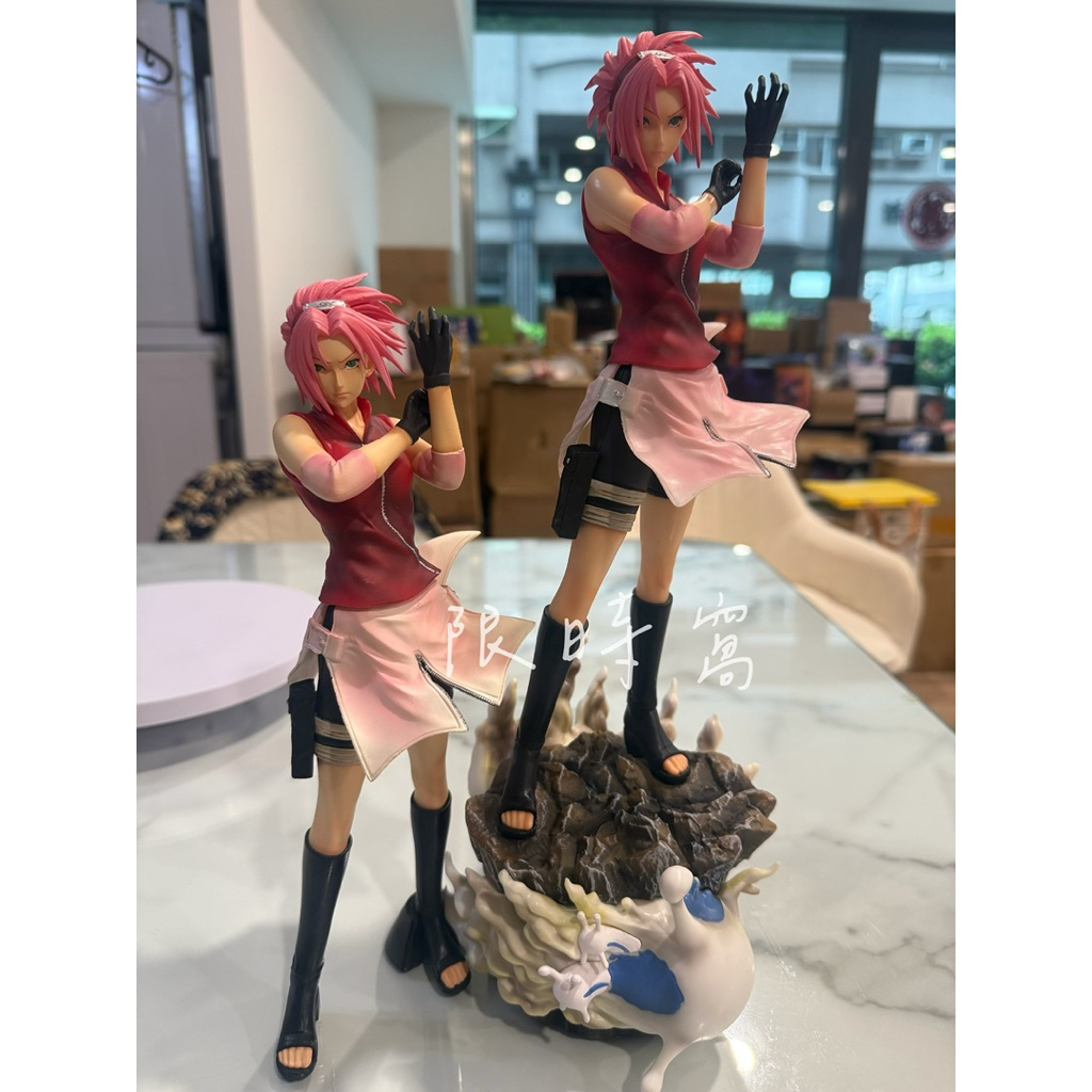 《現貨》火影忍者35cm 巨浪小櫻門神春野櫻 公仔手辦周邊擺件二次元動漫雕像模型生日禮物