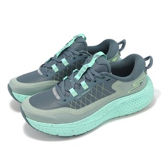 411-SKECHERS 女鞋 慢跑鞋 彈性 耐磨 防潑 綠 SUPERSONIC MAX A/T 172087AQUA
