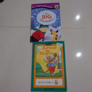 <二手繪本>The BIG snowball,Arnie the Brave