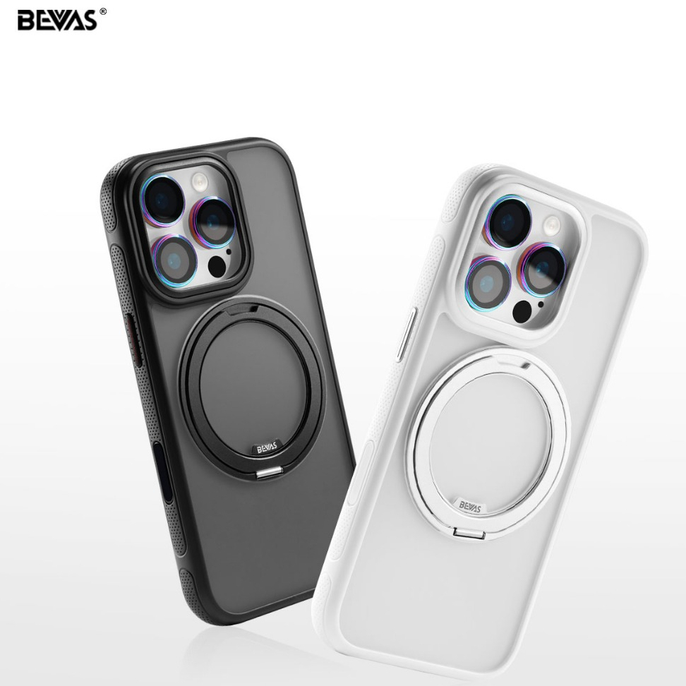 日本BEVAS【支架磁吸殼】iPhone 17 16 15 14 13 Pro Max Plus Magsafe 手機殼