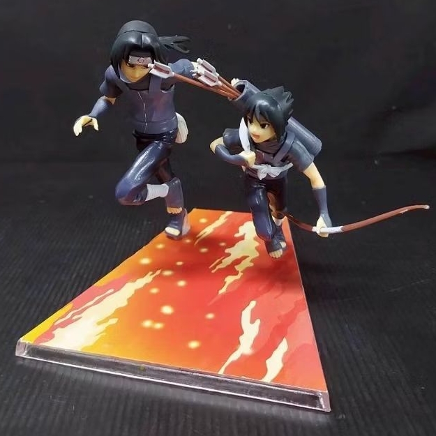 【火影忍者】GEM 少年 宇智波鼬&佐助 童年 宇智波鼬 佐助 兄弟 火影 火影公仔 翻模 動漫 雕像 擺件 擺飾