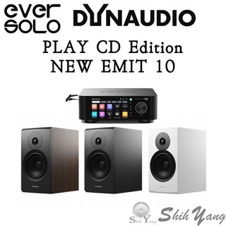 EVERSOLO PLAY CD版 串流擴大機+Dynaudio New Emit 10 書架喇叭(一對) 公司貨保固