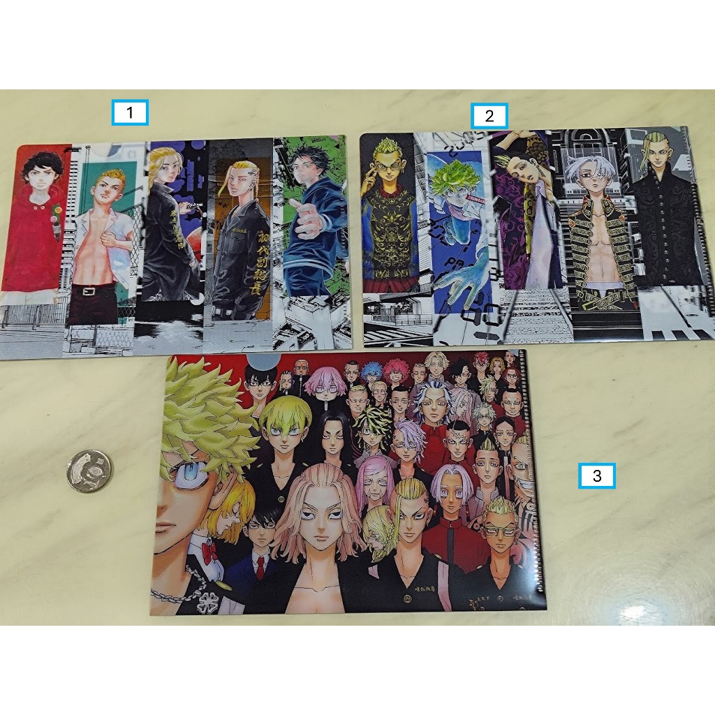 [睡睡蛙小池] 東京復仇者 資料夾 A5 原畫 原畫展 佐野萬次郎 黑川伊佐那 場地圭介 松野千冬 三谷隆 三途春千夜