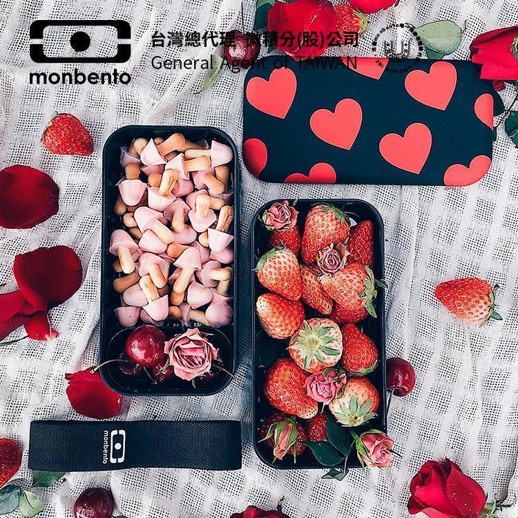 【法國monbento】原創長方形雙層便當盒-怦然心動