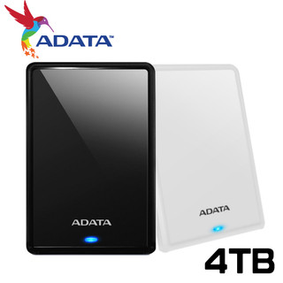 ADATA威剛 HV620S 4TB USB 3.2 2.5吋 輕巧防刮 行動硬碟 黑色/白色 外接硬碟