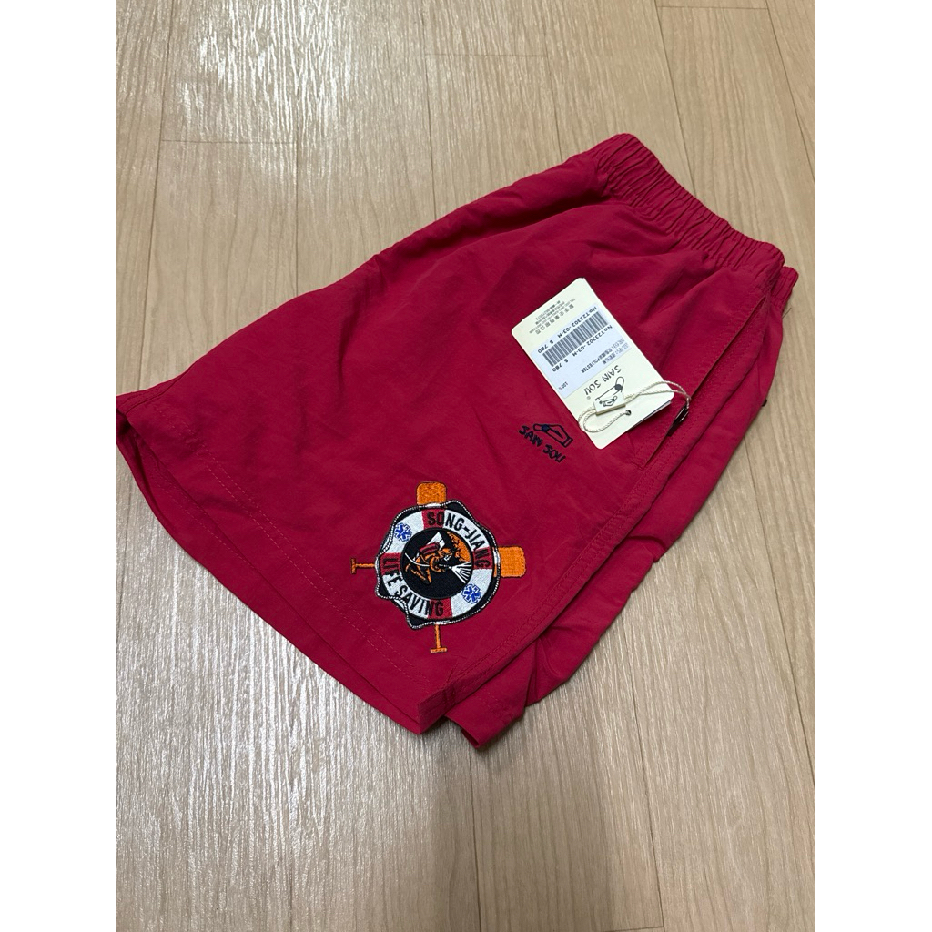 全新 聖手 松江南京 救生褲 運動短褲 有吊牌 口袋有拉鏈 M號