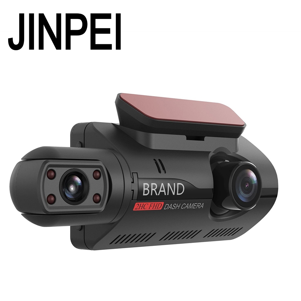 【JINPEI 錦沛】1080P Full HD汽車行車記錄器 可翻轉前後雙鏡頭 車內監控 車前 車內 雙鏡頭