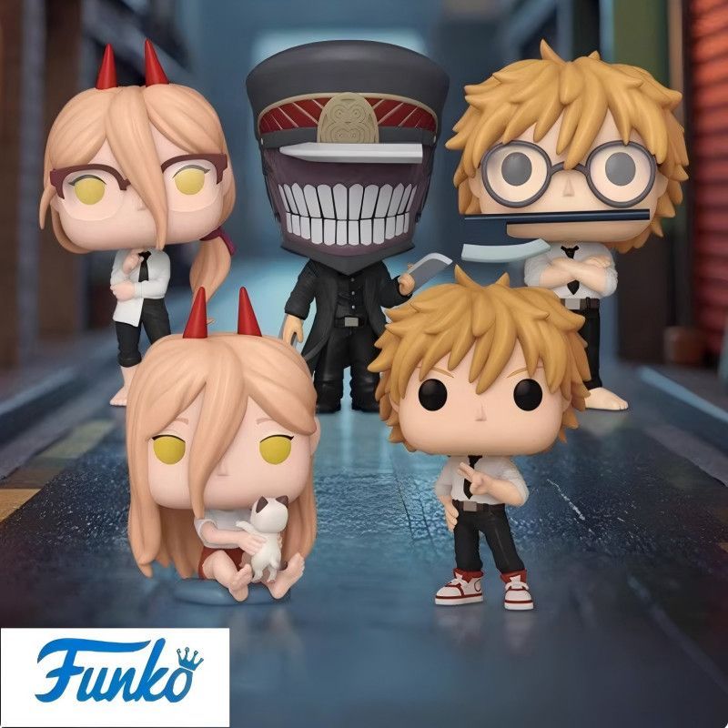 免運台現Funko鏈鋸人鏈鋸人電次啵奇塔姬野岸邊手辦擺件禮物 鏈鋸人手辦 鏈鋸人擺件 鏈鋸人動漫 鏈鋸人生日禮物