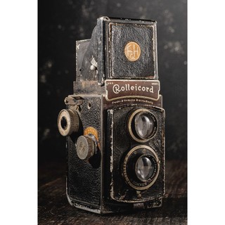 早期祿萊柯德rolleicord中片幅雙鏡120底片機 蔡司Carl Zeiss鏡頭 120底片相機 德國生產