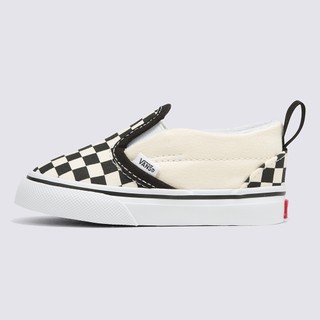 [unclev1966] VANS SLIP-ON V 黑白 棋盤格 休閒 小童 懶人鞋 滑板鞋