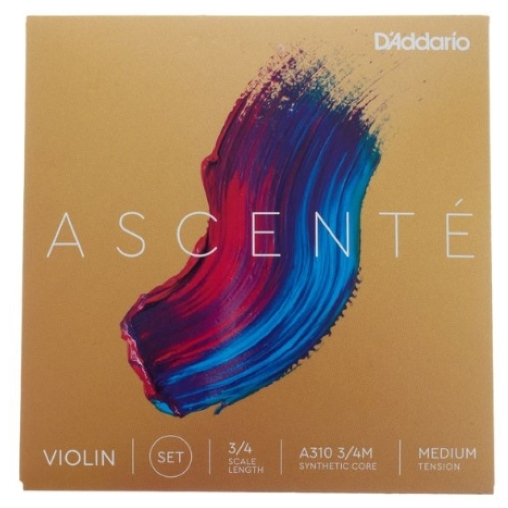 【路得提琴】美國D'Addario Ascente小提琴弦套裝 3/4 1/2 1/4 小提琴 琴弦 小提琴套弦