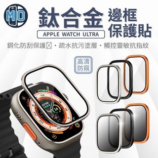 Apple Watch Ultra 4 3 鈦合金 邊框保護貼 iwatch 49mm 高畫質透明 防窺 蘋果手錶 保護框