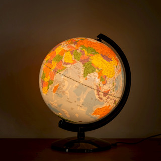 【SkyGlobe】12吋發光塑膠底座地球儀《WUZ屋子-台北》12吋 發光 地球儀 教材 教學 塑膠 擺飾 裝飾 地圖
