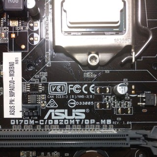 6代1151 ASUS Q170M-C/D820MT 主機板 運費$30