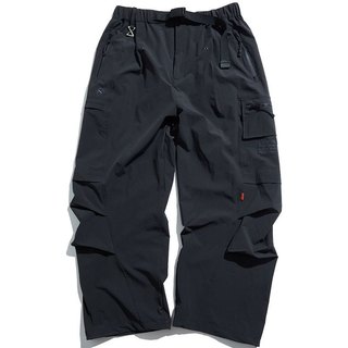 UNDER PEACE 25AW MASTER / WIDE URBAN PANTS 六口袋 工裝長褲 (黑色)