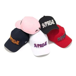 AirRoom正品 2025AW SUPREME SHARP SPELLOUT NEW ERA 電繡 字型 棒球帽 帽子