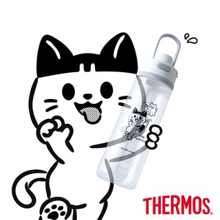 【THERMOS膳魔師】靈魂喵喵系列 輕水瓶710ml 喝水魂(TP4329DDS-CL)