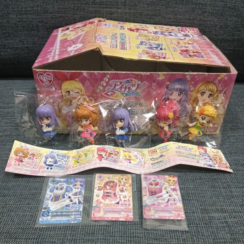 偶像學園 正品盒裝公仔霧矢葵、星宮莓、紫吹蘭