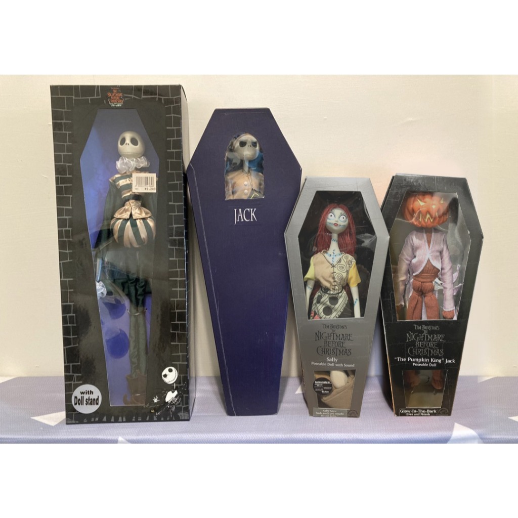 Disney聖誕夜驚魂奧賽羅 聖誕 睡衣傑克 莎莉 南瓜傑克 公仔
